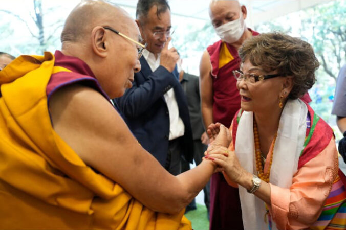 His Holiness Dalai Lama and Dr. Bhutti